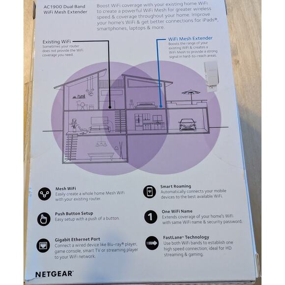 🧨Netgear Dual Band Wifi Mesh Extender - Picture 3 of 4